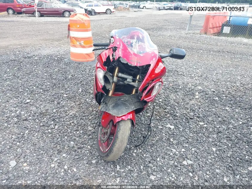 2020 Suzuki Gsx1300 Ra VIN: JS1GX72B3L7100343 Lot: 45599680
