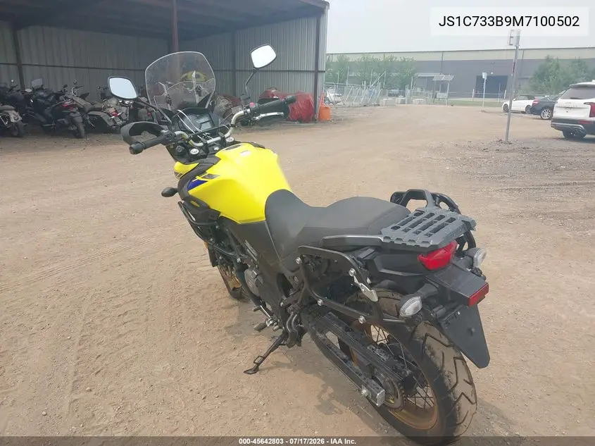 2021 Suzuki Dl650 VIN: JS1C733B9M7100502 Lot: 45642803