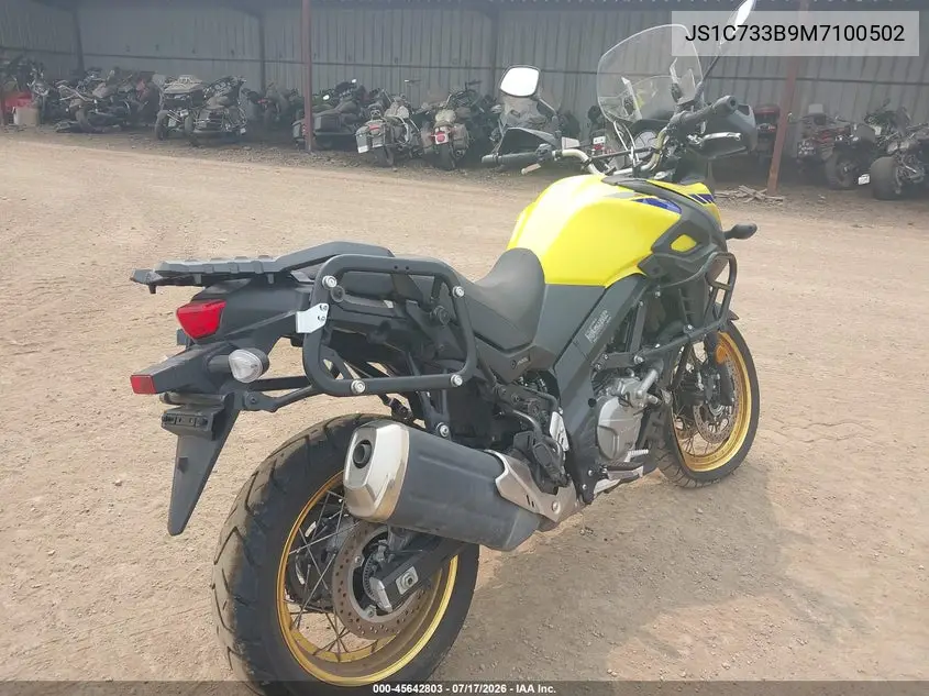 2021 Suzuki Dl650 VIN: JS1C733B9M7100502 Lot: 45642803