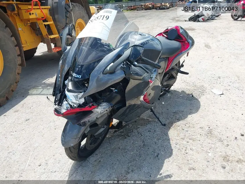 2023 Suzuki Gsx1300 Rr VIN: JS1EJ11B6P7100043 Lot: 45195719