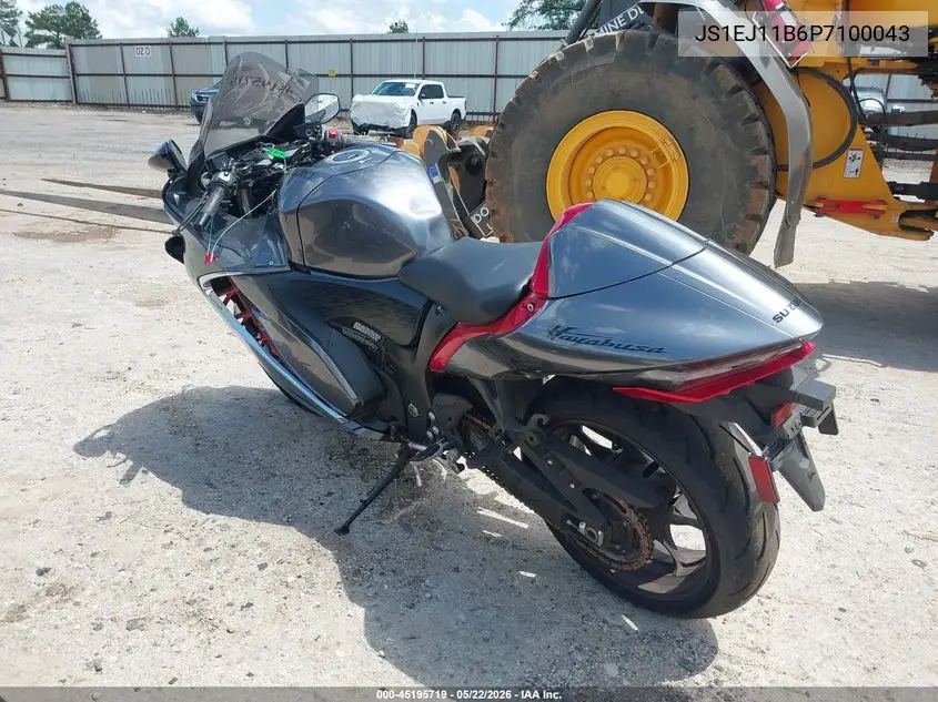 2023 Suzuki Gsx1300 Rr VIN: JS1EJ11B6P7100043 Lot: 45195719