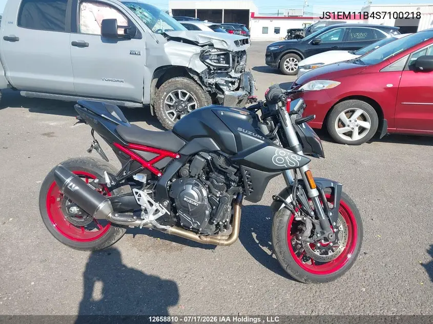 2025 Suzuki Gsx800 R VIN: JS1EM11B4S7100218 Lot: 12658810