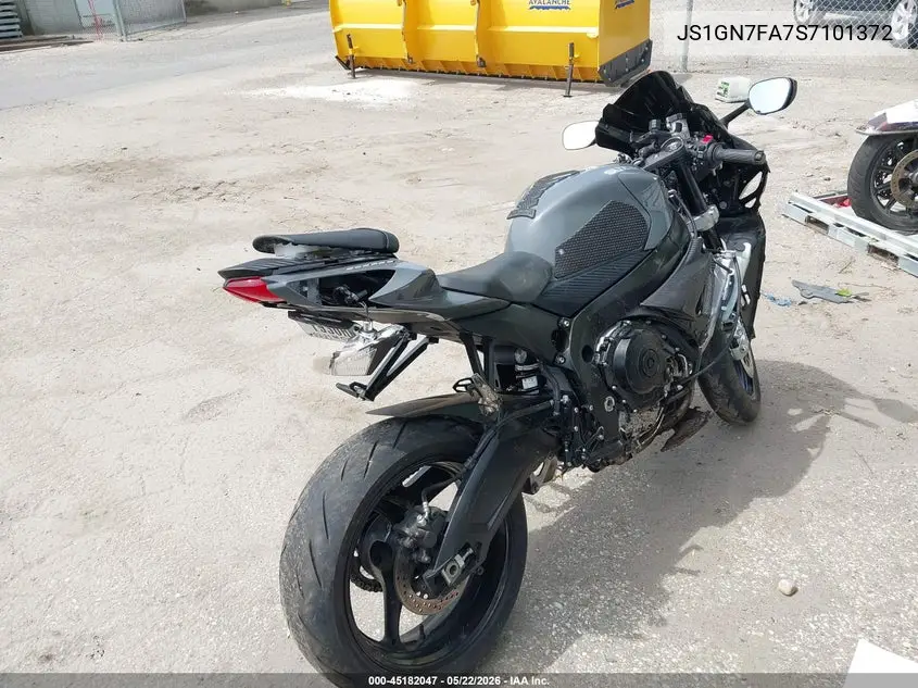 2025 Suzuki Gsx-R600 VIN: JS1GN7FA7S7101372 Lot: 45182047