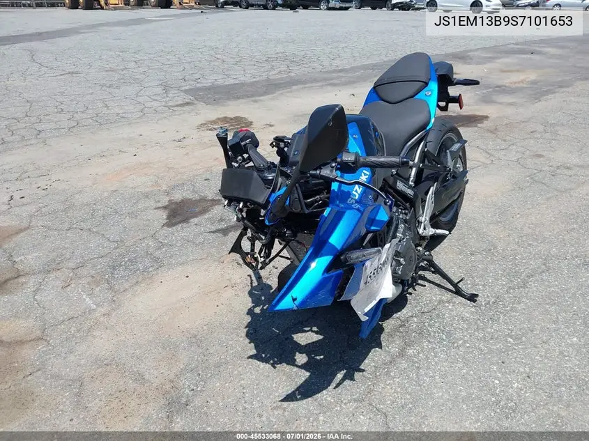 2025 Suzuki Gsx800 F VIN: JS1EM13B9S7101653 Lot: 45533068