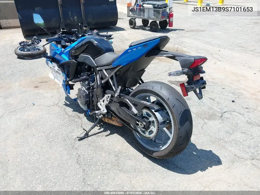2025 Suzuki Gsx800 F VIN: JS1EM13B9S7101653 Lot: 45533068