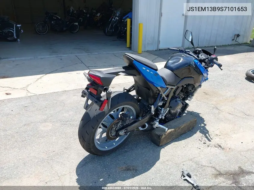 2025 Suzuki Gsx800 F VIN: JS1EM13B9S7101653 Lot: 45533068