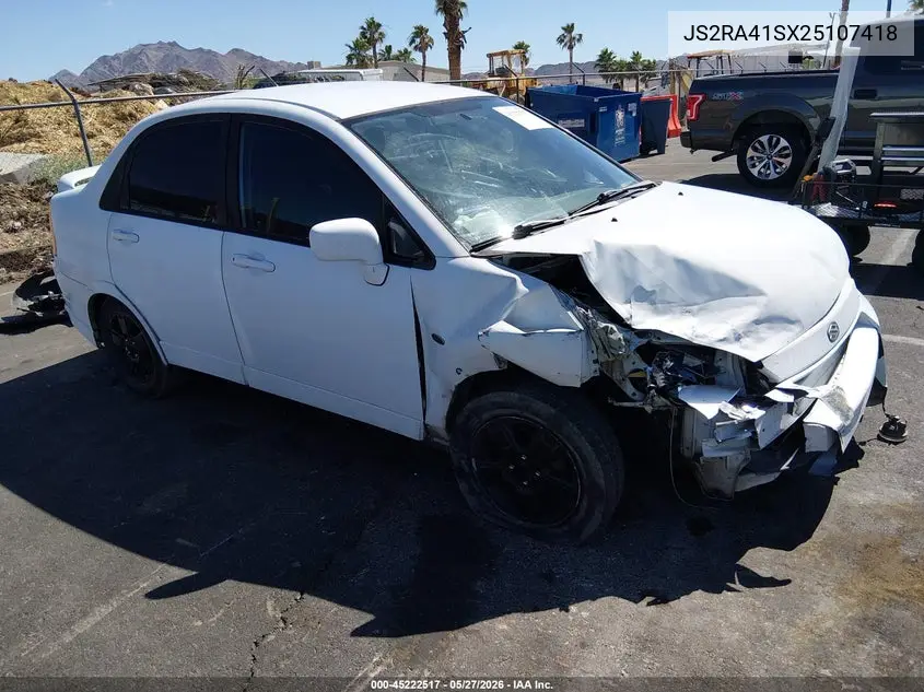 2002 Suzuki Aerio Gs/S VIN: JS2RA41SX25107418 Lot: 45222517