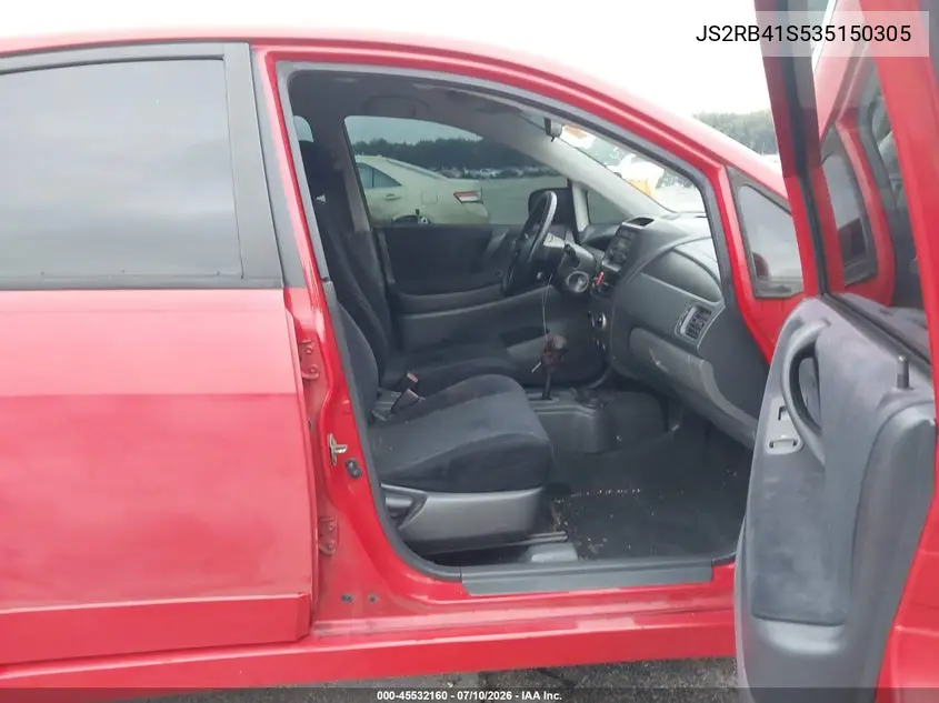 2003 Suzuki Aerio Gs VIN: JS2RB41S535150305 Lot: 45532160