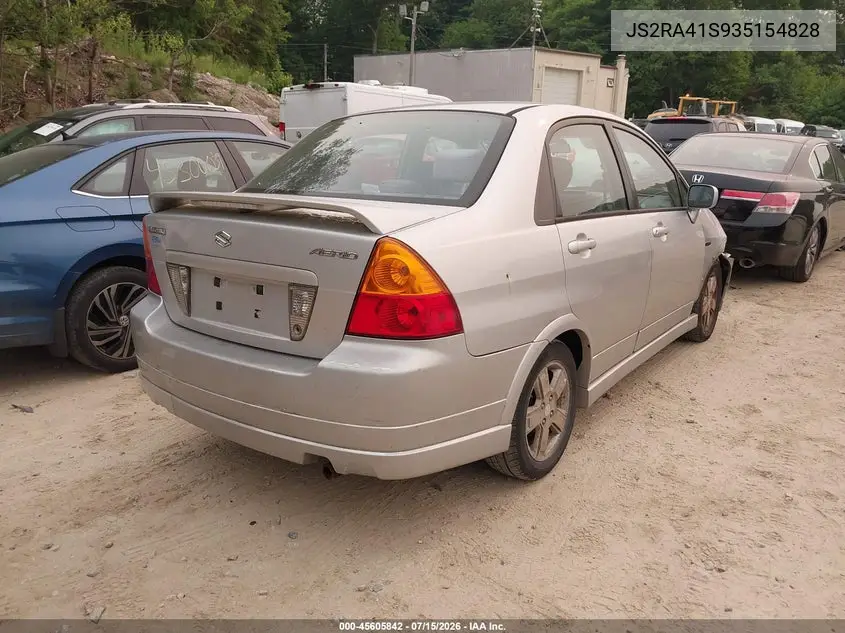 JS2RA41S935154828 2003 Suzuki Aerio Gs/S