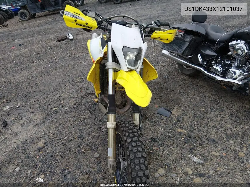 2001 Suzuki Dr-Z400 E VIN: JS1DK433X12101037 Lot: 45584234