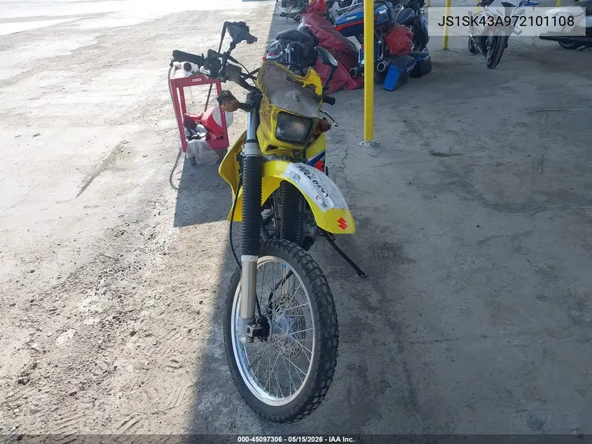 2007 Suzuki Dr-Z400 S VIN: JS1SK43A972101108 Lot: 45097306