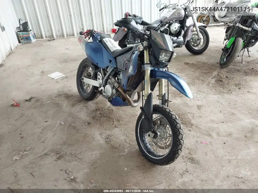 2007 Suzuki Dr-Z400 Sm VIN: JS1SK44A472101175 Lot: 45352993