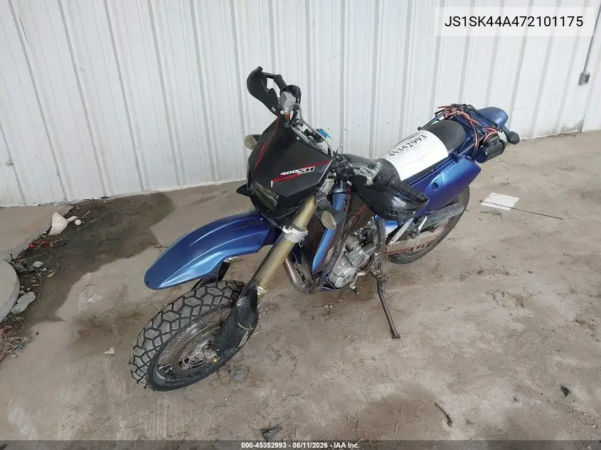2007 Suzuki Dr-Z400 Sm VIN: JS1SK44A472101175 Lot: 45352993