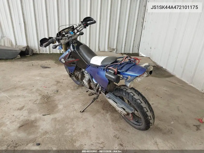 2007 Suzuki Dr-Z400 Sm VIN: JS1SK44A472101175 Lot: 45352993