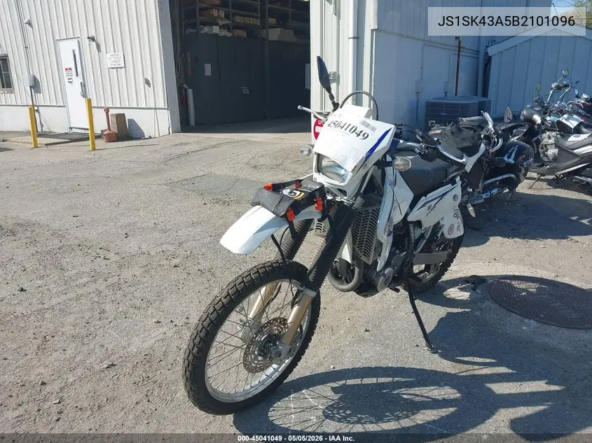 2011 Suzuki Dr-Z400 S VIN: JS1SK43A5B2101096 Lot: 45041049