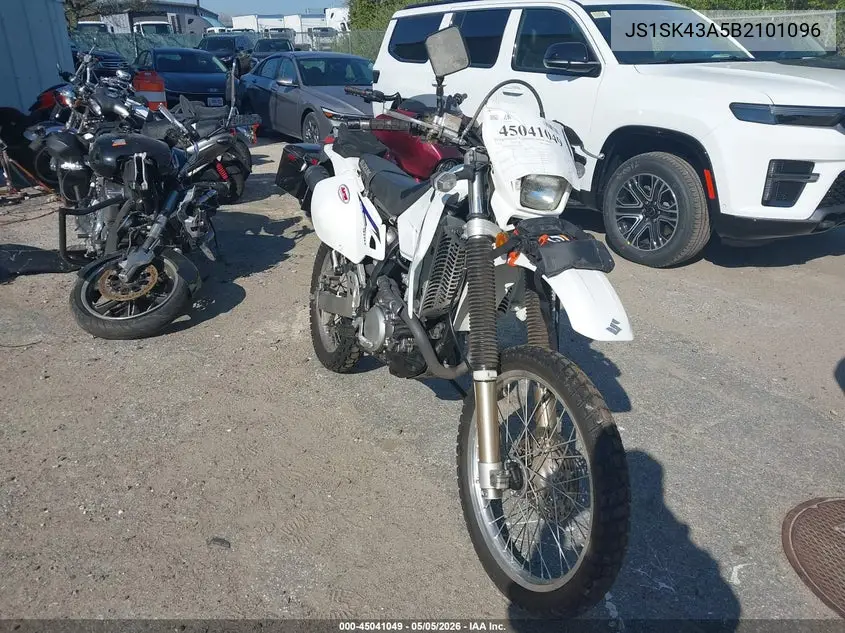2011 Suzuki Dr-Z400 S VIN: JS1SK43A5B2101096 Lot: 45041049