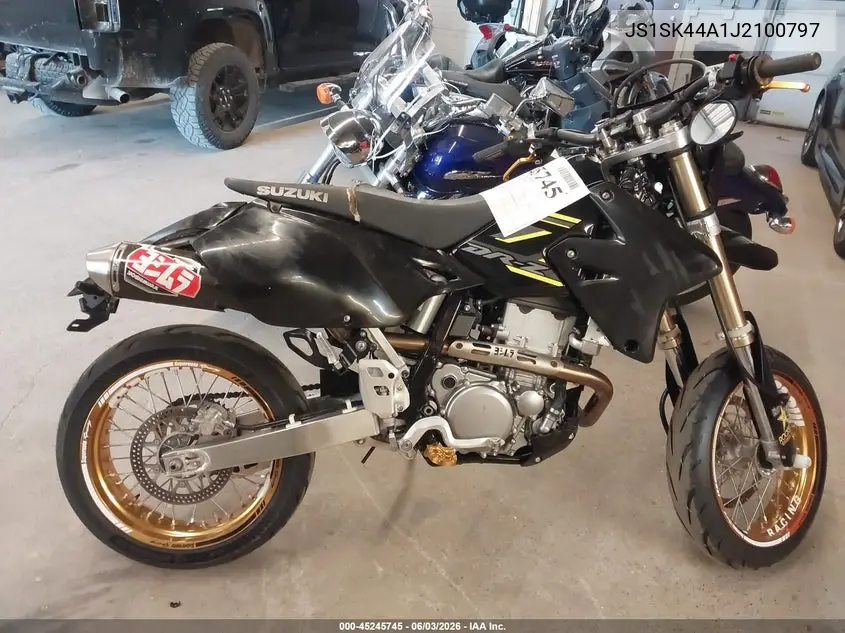 2018 Suzuki Dr-Z400 Sm VIN: JS1SK44A1J2100797 Lot: 45245745
