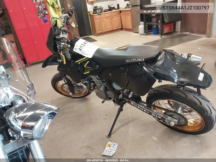 2018 Suzuki Dr-Z400 Sm VIN: JS1SK44A1J2100797 Lot: 45245745