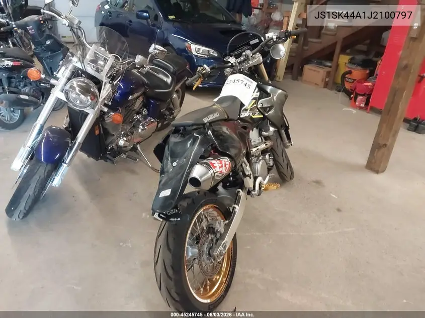 2018 Suzuki Dr-Z400 Sm VIN: JS1SK44A1J2100797 Lot: 45245745