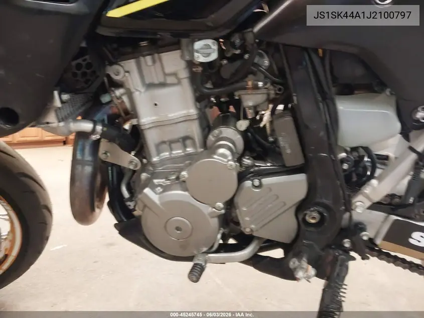 2018 Suzuki Dr-Z400 Sm VIN: JS1SK44A1J2100797 Lot: 45245745