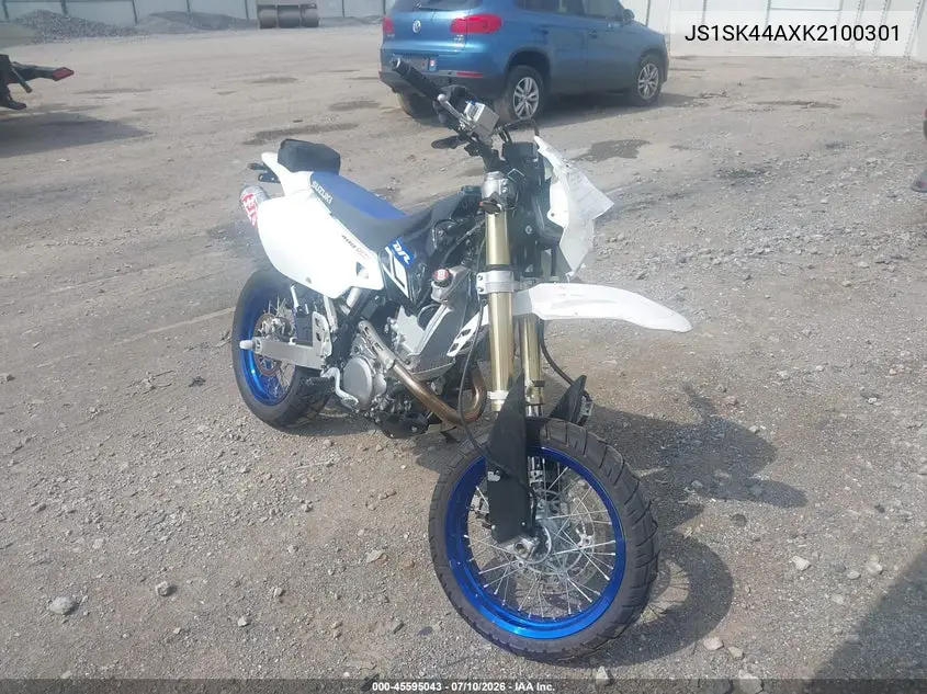 2019 Suzuki Dr-Z400 Sm VIN: JS1SK44AXK2100301 Lot: 45595043