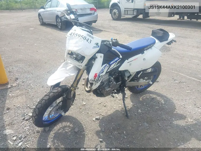 2019 Suzuki Dr-Z400 Sm VIN: JS1SK44AXK2100301 Lot: 45595043
