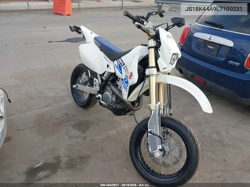 2020 Suzuki Dr-Z400 Sm VIN: JS1SK44A9L7100231 Lot: 45420637