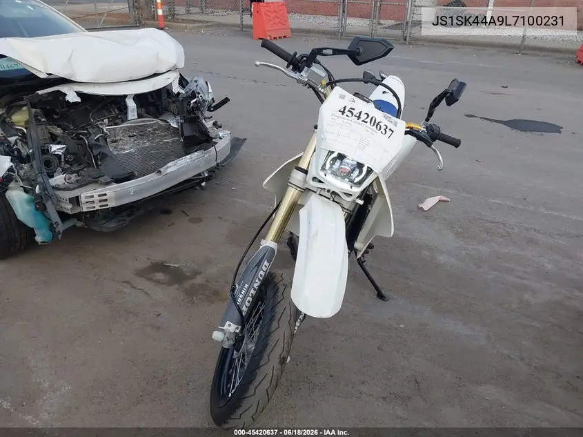 2020 Suzuki Dr-Z400 Sm VIN: JS1SK44A9L7100231 Lot: 45420637