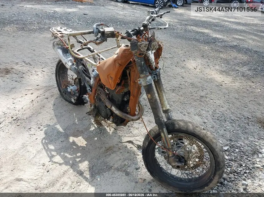 2022 Suzuki Dr-Z400 Sm VIN: JS1SK44A5N7101556 Lot: 45381251