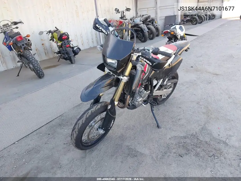 2022 Suzuki Dr-Z400 Sm VIN: JS1SK44A6N7101677 Lot: 45662345