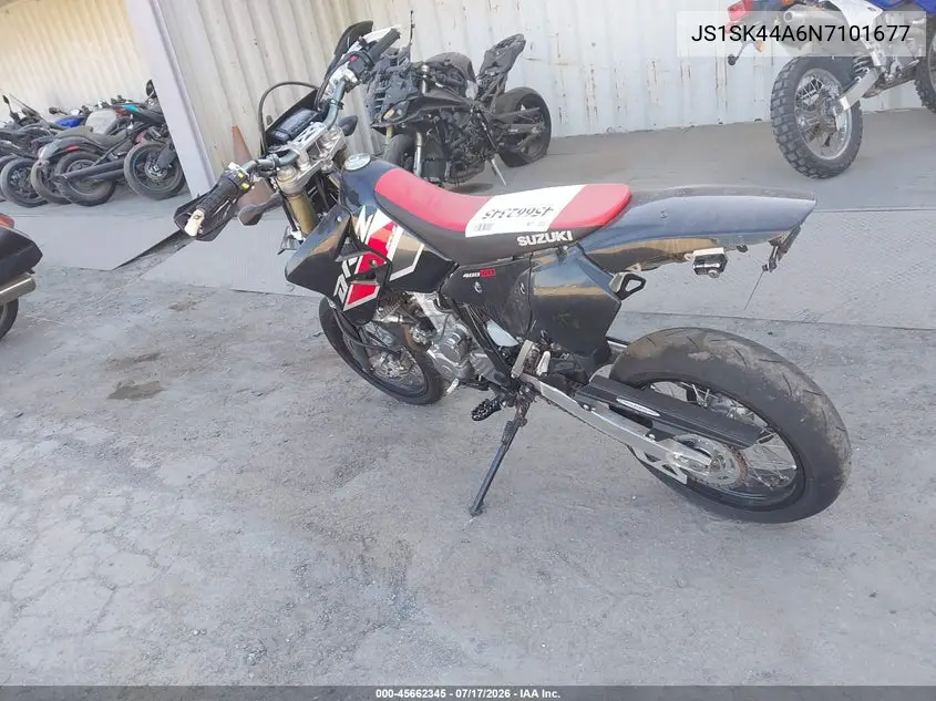 2022 Suzuki Dr-Z400 Sm VIN: JS1SK44A6N7101677 Lot: 45662345