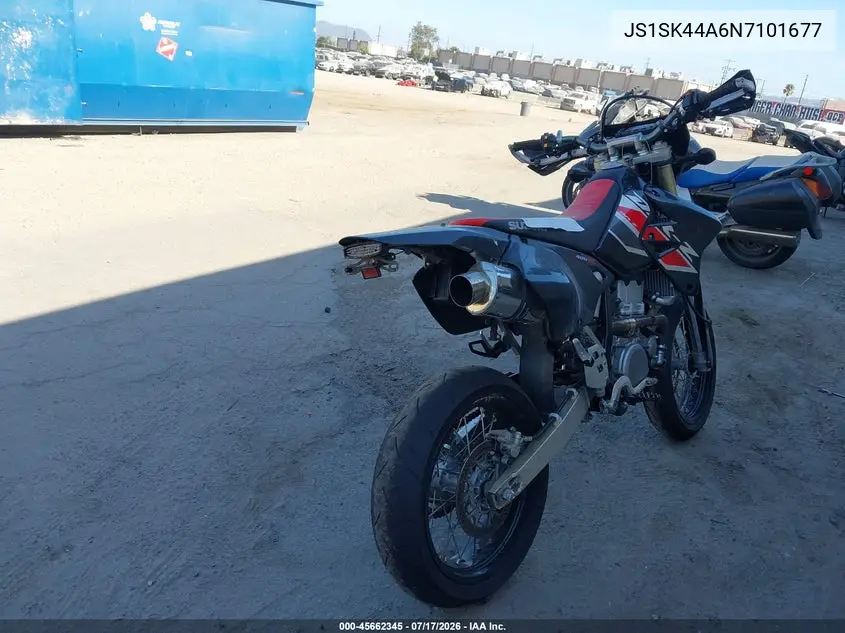 2022 Suzuki Dr-Z400 Sm VIN: JS1SK44A6N7101677 Lot: 45662345