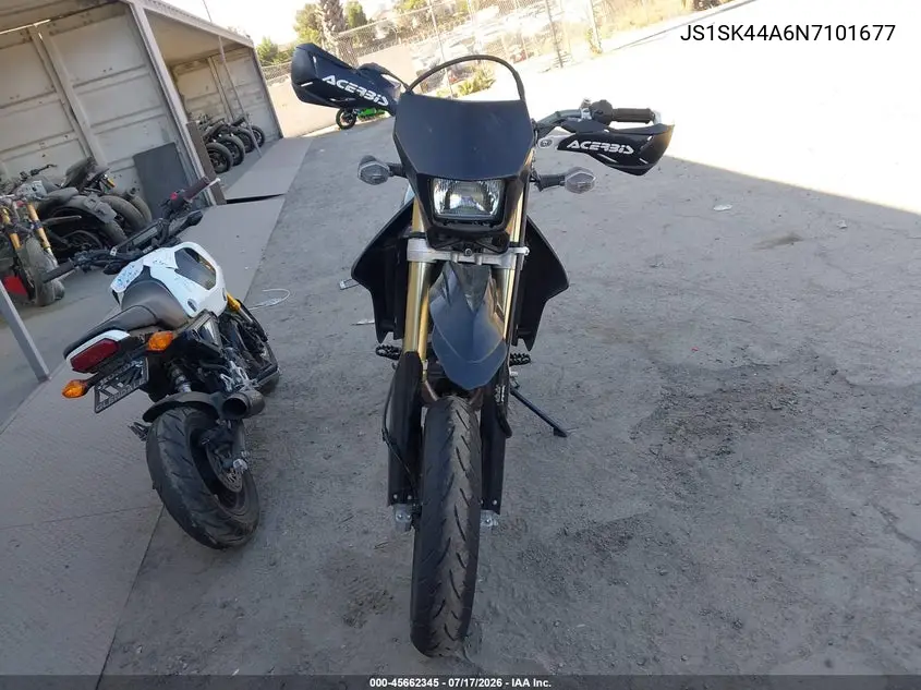 2022 Suzuki Dr-Z400 Sm VIN: JS1SK44A6N7101677 Lot: 45662345