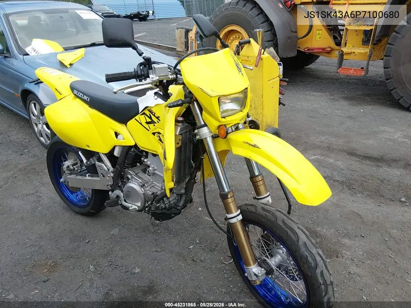 2023 Suzuki Dr-Z400 S VIN: JS1SK43A6P7100680 Lot: 45231865