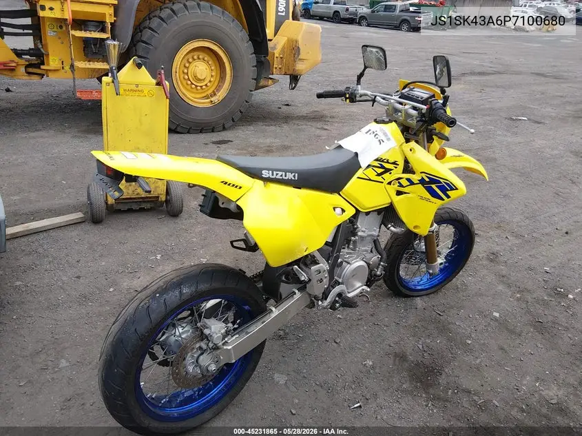 2023 Suzuki Dr-Z400 S VIN: JS1SK43A6P7100680 Lot: 45231865