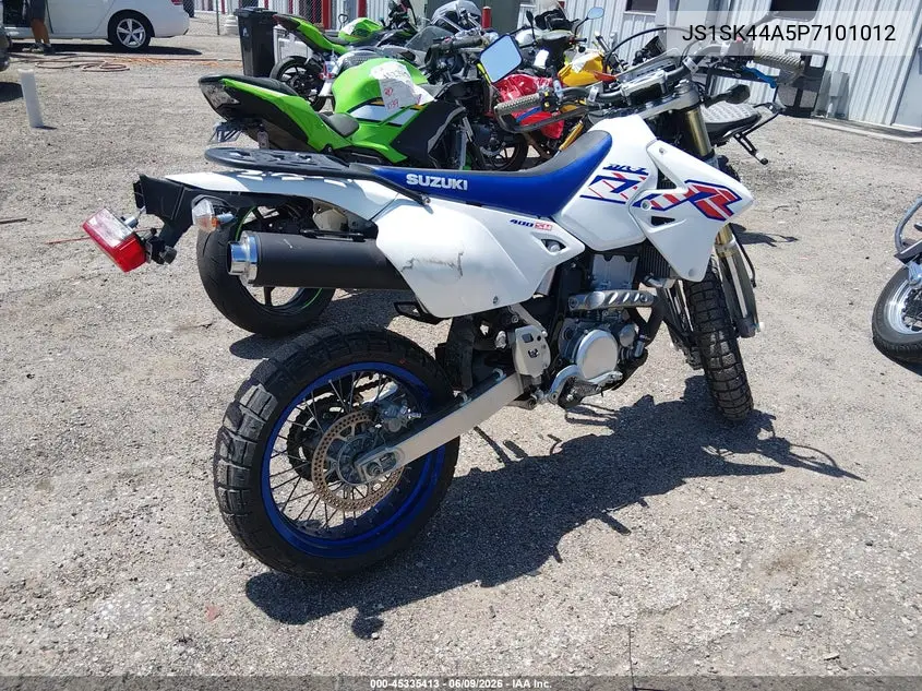 2023 Suzuki Dr-Z400 Sm VIN: JS1SK44A5P7101012 Lot: 45335413