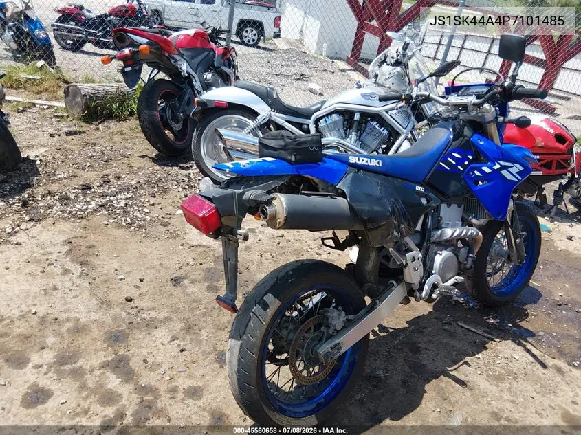 2023 Suzuki Dr-Z400 Sm VIN: JS1SK44A4P7101485 Lot: 45560658