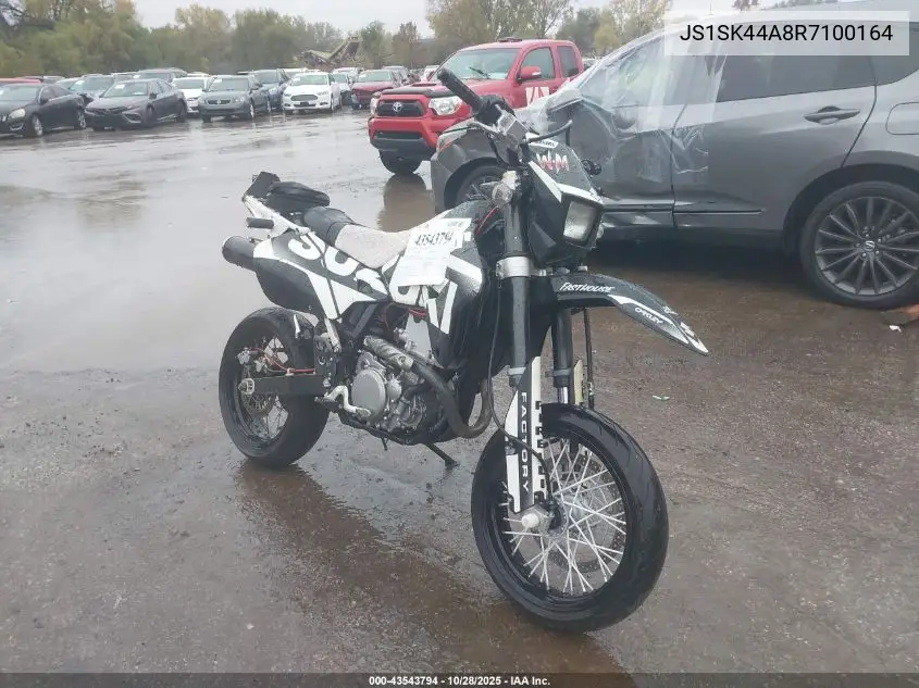 2024 Suzuki Dr-Z400 Sm VIN: JS1SK44A8R7100164 Lot: 43543794