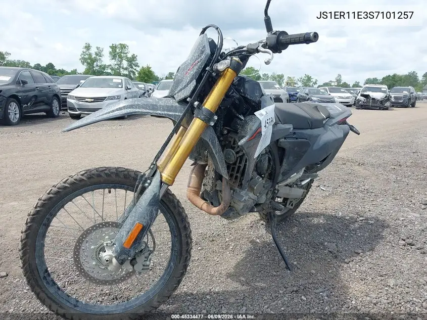 2025 Suzuki Dr-Z400 S VIN: JS1ER11E3S7101257 Lot: 45334477