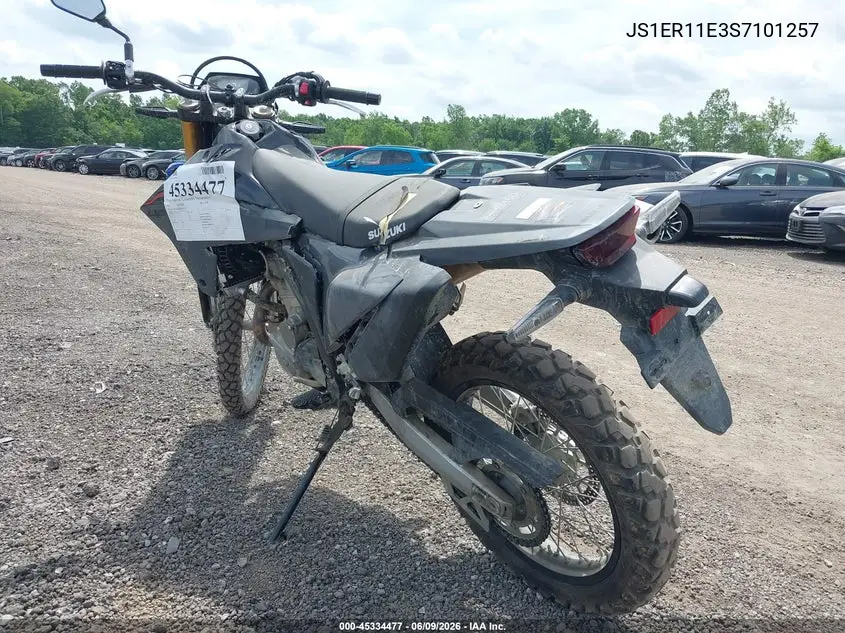 2025 Suzuki Dr-Z400 S VIN: JS1ER11E3S7101257 Lot: 45334477