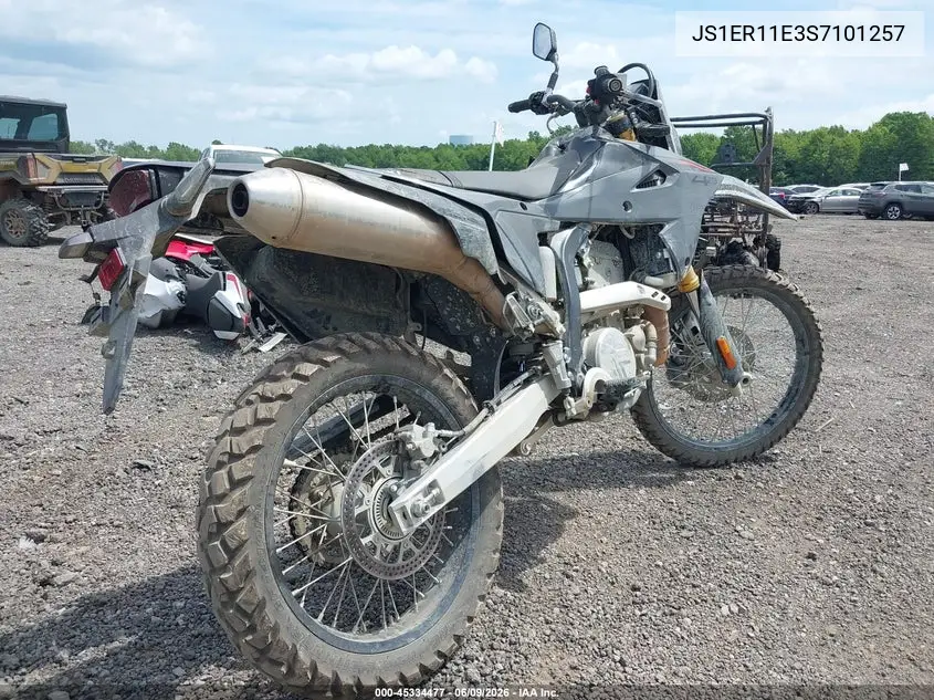 2025 Suzuki Dr-Z400 S VIN: JS1ER11E3S7101257 Lot: 45334477