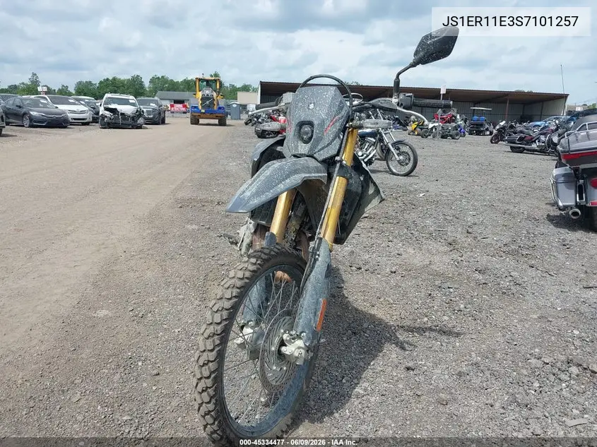 2025 Suzuki Dr-Z400 S VIN: JS1ER11E3S7101257 Lot: 45334477