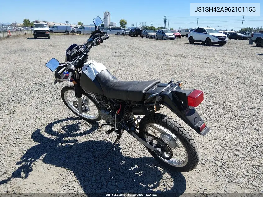2006 Suzuki Dr200 Set VIN: JS1SH42A962101155 Lot: 45567349