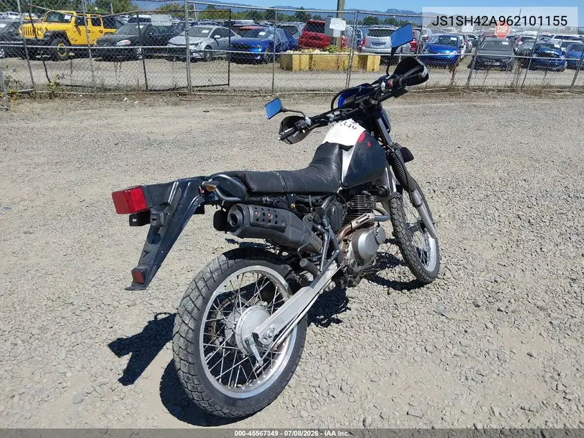 2006 Suzuki Dr200 Set VIN: JS1SH42A962101155 Lot: 45567349