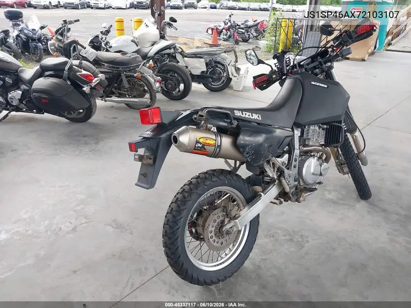 2007 Suzuki Dr650 Se VIN: JS1SP46AX72103107 Lot: 45337117