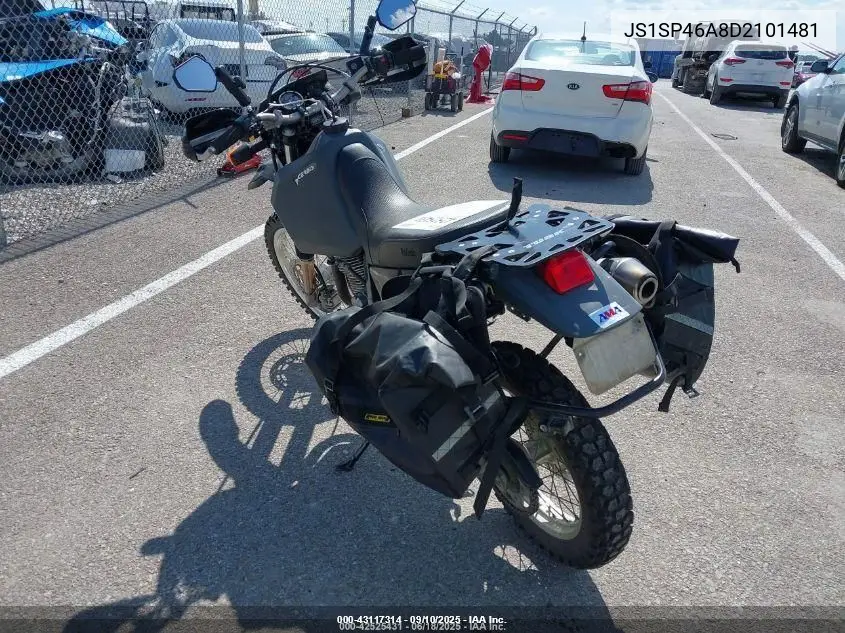 2013 Suzuki Dr650 Se VIN: JS1SP46A8D2101481 Lot: 43117314