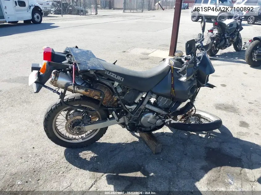 2019 Suzuki Dr650 Se VIN: JS1SP46A2K7100892 Lot: 45279607