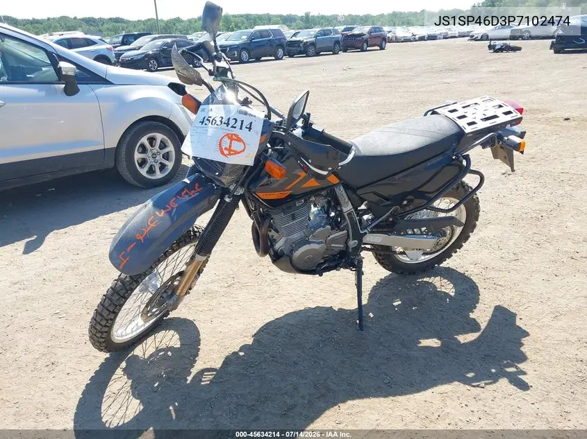 2023 Suzuki Dr650 Se VIN: JS1SP46D3P7102474 Lot: 45634214