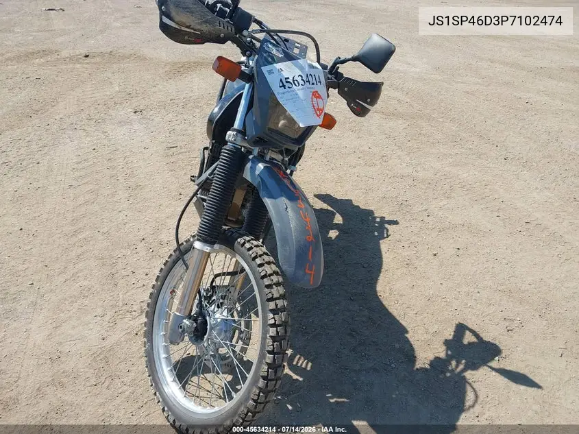 2023 Suzuki Dr650 Se VIN: JS1SP46D3P7102474 Lot: 45634214