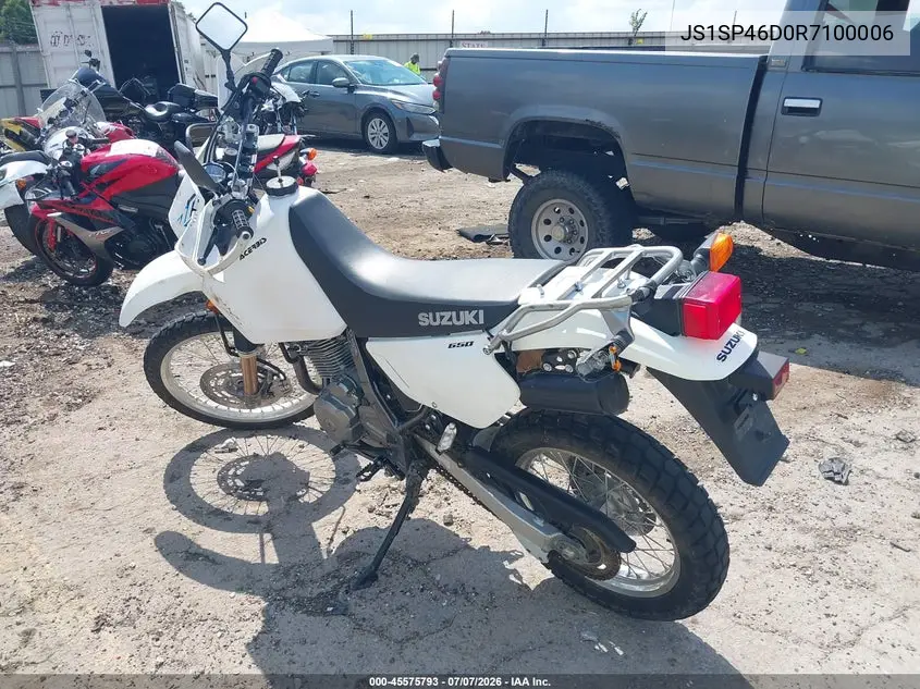 2024 Suzuki Dr650 Se VIN: JS1SP46D0R7100006 Lot: 45575793